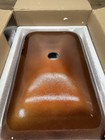 Vigo Vg07047  22-1 2  Glass Bathroom Vessel Sink  russet