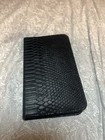 Vintage Men s Manicure   Grooming Kit  Zippered Leather Case unused