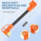 Nilight 2pcs 50a To 30a Ev Adapter Cord 14-50p To 14-30r 10awg Copper