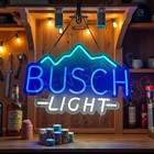 16  x11   Snow Mountain Light Beer Bar Led Neon Sign With Dimmer Usb Powered