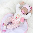 22  Lifelike Reborn Baby Doll Silicone Vinyl Handmade Newborn Girl Xmas Gift Us