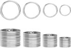 Key Rings Stainless Steel Assortment Heavy Duty Split Key Ring Loops In Small   