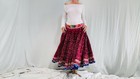 Vintage Baani Bandani Skirt  Hand-dyed  Very Full 