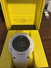 Invicta Racing Men 52mm Plastic White Black Dial Electronic Digital Watch 47524