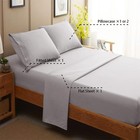  Sheets Super Soft Microfiber 1800 Thread Count 16 Inch Deep Pocket 4 Piece 
