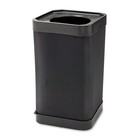 Safco 9790bl At-your-disposal 38-gal  Top-open Waste Receptacle - Black New