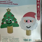Creatology Christmas Noel Foam Craft Kit 156 Pieces Santa   Tree