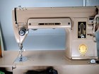 Vintage Singer Sewing Machine 301a Slant Needle With Case Tested Long Bed Ext