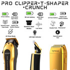 Supreme Trimmer Pro Clipper  Trimmer  Shaver Kit   Stc5030 St5210 Stf602   Gold