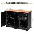 Buffet Sideboard 2-door Side Table Console Table W  2 Drawers   Adjustable Shelf