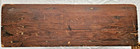 Antique Farmhouse Stool Seat Stand Bench Shelf Wood Alligatored Green Paint