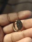Ancient Bronze Ring Genuine Roman Byzantine Ornamented Collectible Dark Patina