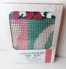Vintage Christmas Noel Latch Hook Rug Wall Hanger Kit  20 X 27  Sealed Retro