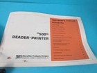 Lot Of 3m Microfilm Reader Printer 500 Replacement Parts Roller Motor Manual