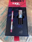Glamlite Chucky Tiff Lip Kit Set Lipstick   Liner Vegan Cruelty-free Red black