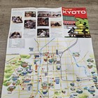 Vintage Kyoto Map Brochure Japan Handicraft Center Travel Guide Full Color