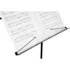 Musician s Gear Folding Music Stand Black