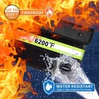 Upgraded Insulated Fire Proof Money Bag For Cash 6200    Fireproof And Waterproo