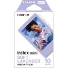 Fujifilm Instax Mini Soft Lavender Instant Film  10 Exposures   Microfiber