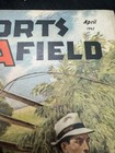 Sports Afield April 1942 Stream Bridge Fly Fishing Cover Walter Haskell Hinton