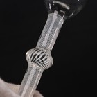 Georgian Opaque Twist Knop Stem Funnel Bowl Wine Glass 6 1 8  Mid 18th Century