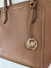 Michael Kors Ciara Large Saffiano Leather Tote   Acorn Tan
