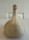 Vintage Celluloid Toy Figurine Swan Goose 3 1 2  Long 2 1 2  Tall