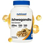 Nutricost Ashwagandha Root Herbal Supplement 600mg  120 Capsules 