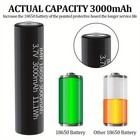 2x Rechargeable Battery 3 7v 3000mah Capacity High Quality Button Top Battery