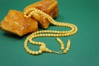 Buddhist Mala Genuine Baltic Amber Prayer 108 Round Beads Bracelet Mila   2046