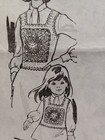 Vest Crochet Design 578 Pattern Sheet Mail Order Vtg Matching Ladies Childs Set