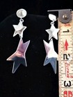 Taxco Mexico Celestial Double Shooting Star Earrings 5 6 g 925 Sterling Silver