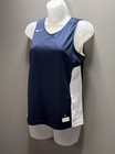 Nike Womens Engineered Basketball Jersey Top Size L Navy white