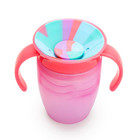 Munchkin   Miracle   360 Trainer Sippy Cup With Handles  Spill 7 Ounce  Pink 