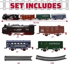 Train Set Toy For Kids Locomotive Engine Battery Powered Railway Xt-12 Deao