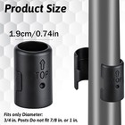 24 Pcs Wire Shelf Clips 3 4  Post Plastic Rack Replacements For Wire Shelving