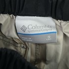 Columbia Trail Adventure Rain Pants Youth Small Black Waterproof Pull On 1530531