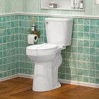 21  Tall Two Piece Toilet For Seniors Elongated Bowl 1 28 Gpf Soft-close Seat