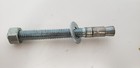 Concrete Wedge Anchor Bolt  3 8  X 2-1 2  Thread  Nut   Washer  lot Of 20  Nnb
