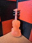 Dollhouse Violin Mini Wooden Instruments Miniature Fiddle - Missing Bow