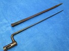 Original  Antique 19th Century Us M1873 Socket Bayonet And Scabbard