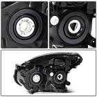 Nissan Rogue 08-13 Headlight Black Housing Amber Clear Lens26060jm20c 26010jm20c