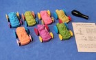 Freakies Ralston Cereal Balloon Cars Complete Set  1970s  nice  