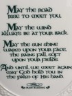 Celtic Irish Blessing Ceramic 7    Plaque May The Road Rise To Meet You Religious