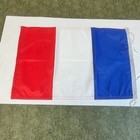France National Flag French Tricolor Blue White Red Polyester 17x11 Inch Decor