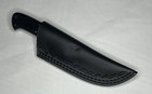 Hunting Knife Hand Forged Damascus Steel Blade   vintage With Rusted Bolster 