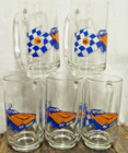 Union 76 Gasoline Pontiac Firebird Checkered Flag Racing 12oz Glass Beer Mug        