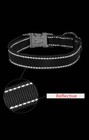 Personalized Dog Collar Engraved Custom Id Tag Name Number Nylon Reflective S-xl