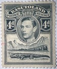 Travelstamps  1938 Basutoland Stamps Sg 23 - 4d Kgvi   Crocodile - Mogh