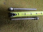 2 - Vintage Cannon Ball Top Finial Door Hinge Pins 4 1 4  By 3 5 8   X 9 32 